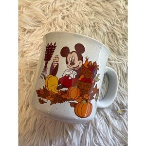 Disney 20oz Ceramic Mug Mickey Mouse Fall Harvest Autumn Pumpkins